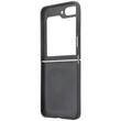 Guess Husa TPU Glitter Flakes Metal Logo Samsung Galaxy Z Flip5 Negru