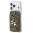 Guess Suport Card MagSafe cu functie stand si oglinda Maro