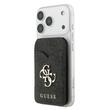 Guess Suport Card MagSafe cu functie stand si oglinda Negru