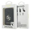 Guess Suport Card MagSafe cu functie stand si oglinda Negru
