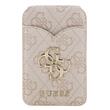 Guess Suport Card MagSafe cu functie stand si oglinda Roz