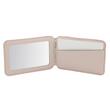 Guess Suport Card MagSafe cu functie stand si oglinda Roz