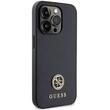 Guess Husa 4G Strass Metal Logo iPhone 15 Pro Max Negru