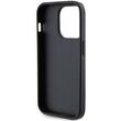 Guess Husa 4G Strass Metal Logo iPhone 15 Pro Negru