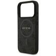 Guess Husa 4G Ring Classic Logo MagSafe iPhone 17 Pro Negru