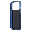 Guess Husa 4G Script Metal Logo iPhone 17 Pro Max Albastru
