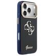 Guess Husa 4G Script Metal Logo iPhone 17 Pro Albastru