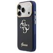 Guess Husa 4G Script Metal Logo iPhone 17 Pro Albastru