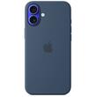 Apple Husa Originala Silicon iPhone 16, MagSafe, Denim