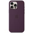 Apple Husa Originala Silicon iPhone 16 Pro, MagSafe, Plum