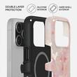 Burga Husa Dual Layer Magsafe Golden Coral iPhone 17 Pro Max