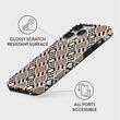 Burga Husa Dual Layer Monogram iPhone 14 Pro