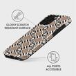 Burga Husa Dual Layer Monogram iPhone 15 Pro