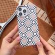 Burga Husa Dual Layer Monogram iPhone 15 Pro Max