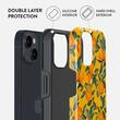 Burga Husa Dual Layer Orange Lemonade iPhone 15