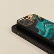 Burga Husa Elite Gold Emerald Pool iPhone 14 Pro Max