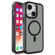 Lemontti Husa Color Matte MagSafe iPhone 15 Plus Negru
