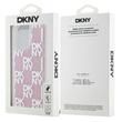 DKNY Husa Liquid Glitter Multilogo iPhone 15 Pro Max Roz