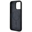 DKNY Husa Liquid Silicone White Printed Logo MagSafe iPhone 15 Pro Max Negru