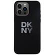 DKNY Husa Liquid Silicone Metal Logo iPhone 15 Pro Max Negru