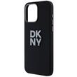 DKNY Husa Liquid Silicone Metal Logo iPhone 15 Pro Max Negru