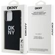 DKNY Husa Liquid Silicone Metal Logo iPhone 15 Pro Max Negru