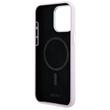 DKNY Husa Liquid Silicone Small Metal Logo MagSafe iPhone 14 Pro Roz