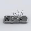 Devia Husa Clean Series Magnetic Shockproof iPhone 17 Pro Max Transparent, cu suport