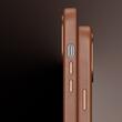 Dux Ducis Husa Piele Naples iPhone 14 Pro MagSafe, Maro