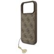 Guess Husa 4G Charm Tone on Tone iPhone 17 Pro Maro