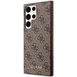 Guess Husa 4G Metal Gold Logo Samsung Galaxy S23 Ultra Maro