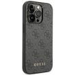 Guess Husa 4G Metal Gold Logo iPhone 15 Pro Gri