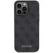 Guess Husa 4G Metal Gold Logo iPhone 15 Pro Gri