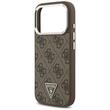 Guess Husa 4G Triangle Logo MagSafe iPhone 17 Pro Maro