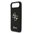 Guess Husa Fixed Glitter 4G Metal Logo iPhone Air Negru