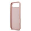 Guess Husa Fixed Glitter 4G Metal Logo iPhone Air Roz