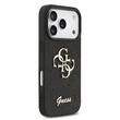 Guess Husa Fixed Glitter 4G Metal Logo iPhone 17 Pro Negru