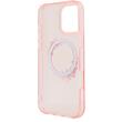 Guess Husa Flowers Ring MagSafe iPhone 16 Pro Roz