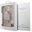 Guess Husa Flowers Strap MagSafe iPhone 17 Pro Roz