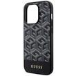 Guess Husa GCube Stripes MagSafe iPhone 14 Pro Negru