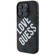 Guess Husa Leather 4G Big Love Logo MagSafe iPhone 16 Pro Negru