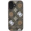 Guess Husa PU 4G Peony MagSafe iPhone 16 Maro