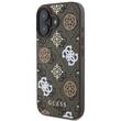 Guess Husa PU 4G Peony MagSafe iPhone 16 Maro