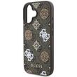 Guess Husa PU 4G Peony MagSafe iPhone 16 Maro