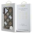 Guess Husa PU 4G Peony MagSafe iPhone 16 Maro