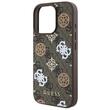 Guess Husa PU 4G Peony MagSafe iPhone 16 Pro Maro