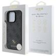 Guess Husa PU 4G Small Metal Logo MagSafe iPhone 16 Pro Gri