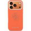Guess Husa Resin Logo iPhone 17 Pro Orange