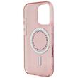 Guess Husa Rhinestones Ring MagSafe iPhone 16 Pro Max Roz