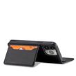 Lemontti Husa Book Magnet Card iPhone 14 Pro, cu suport portofel, Negru